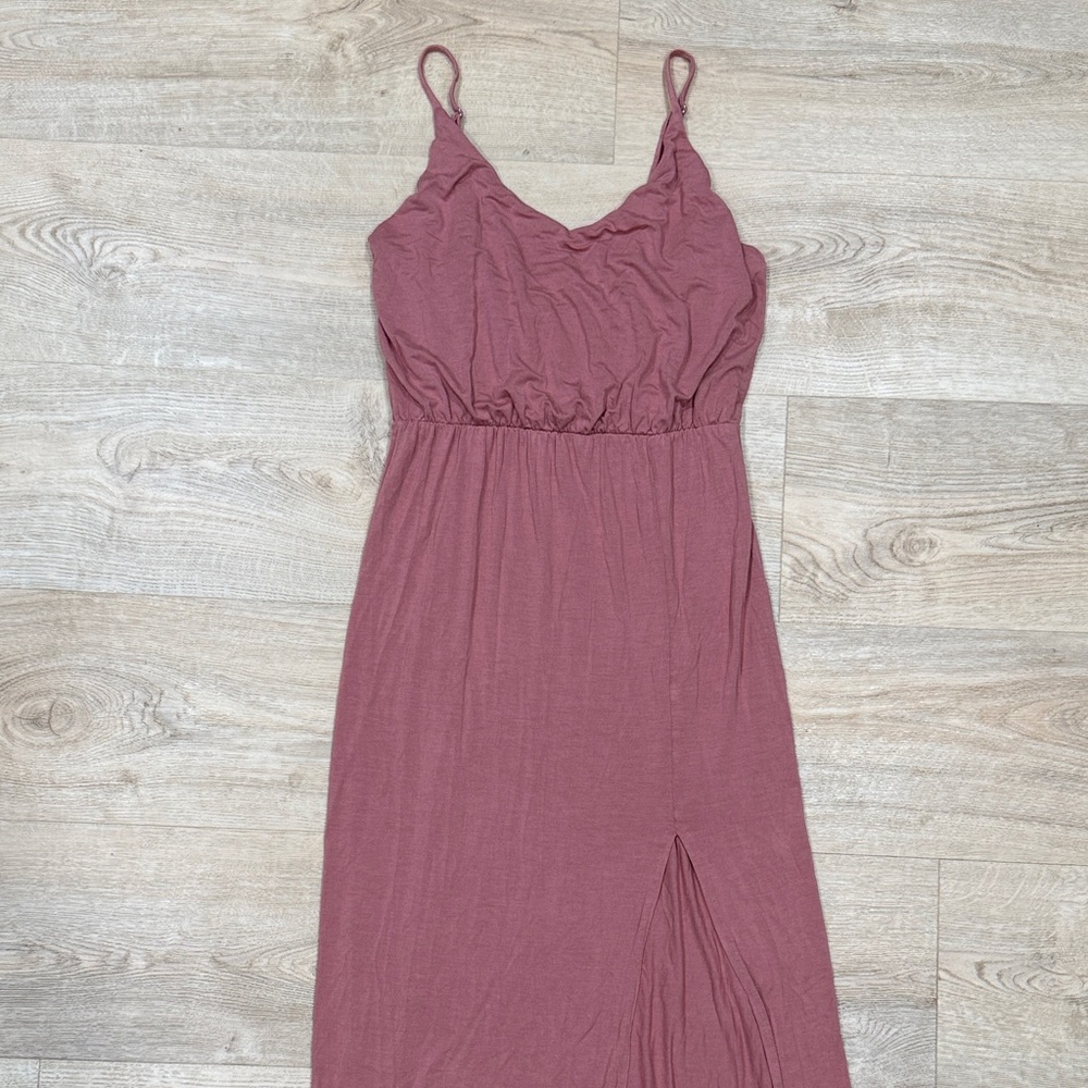 Lulus Watch the Sunset Rusty Rose Maxi Dress - Picture 3 of 10